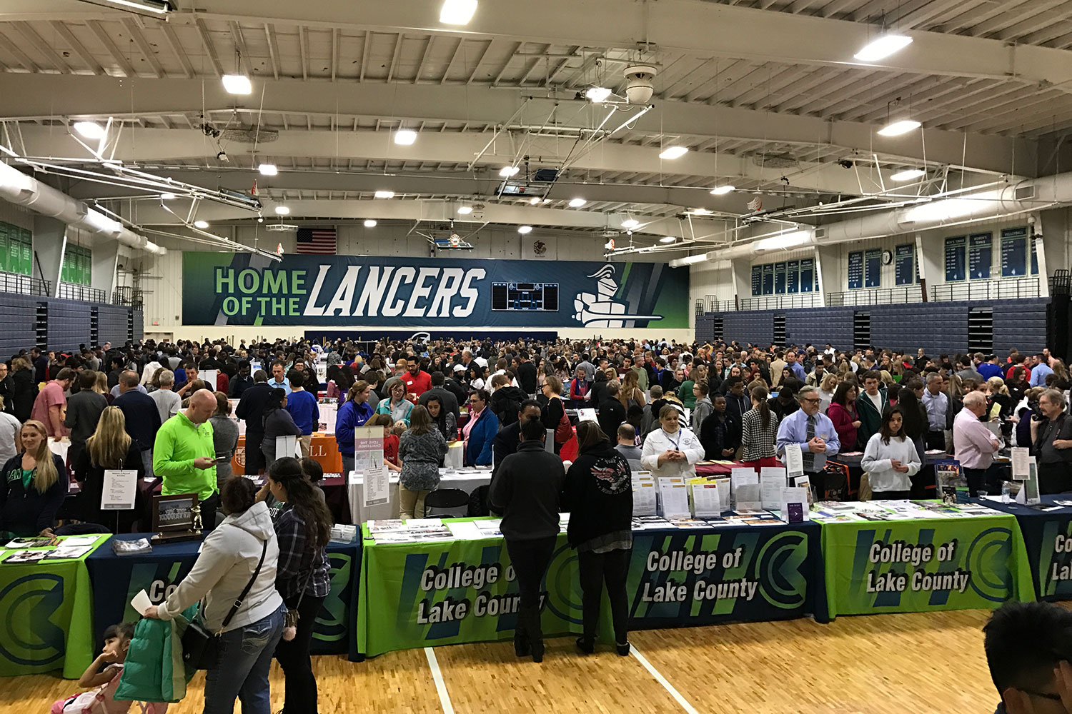 College of Lake County College Fair Scanning