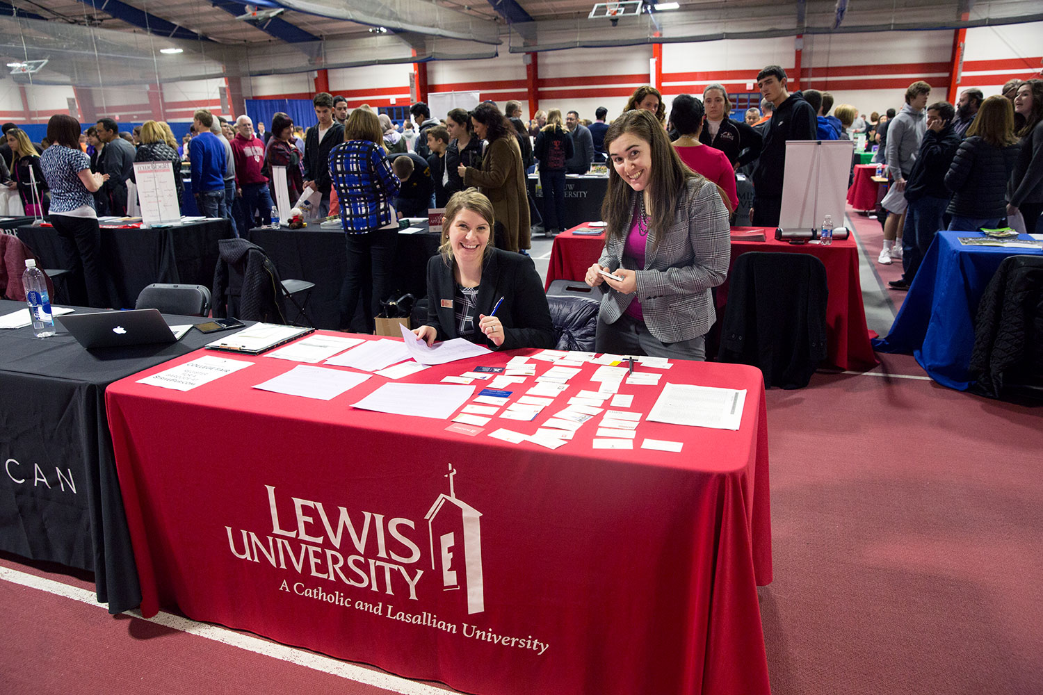 Lewis University Admission Counselors at College Fair