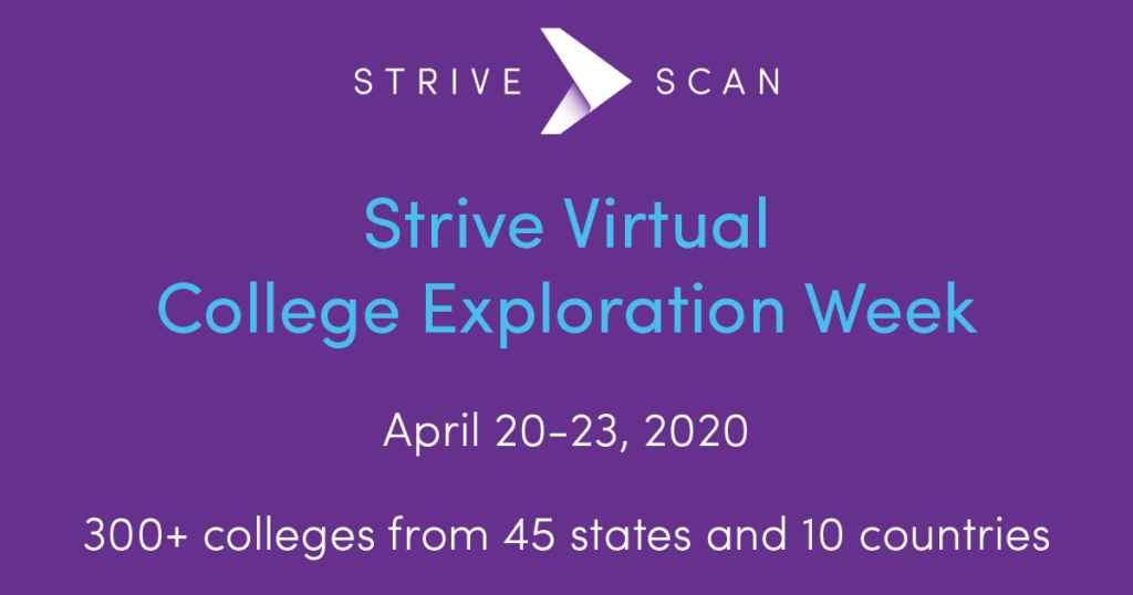 Strive Virtual College Exploration Week