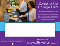 Promotional College Fair Flyer