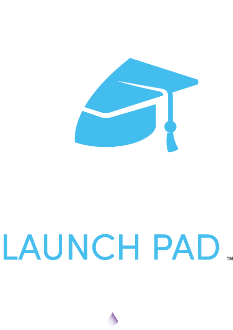 Launch Pad Logo - Reverse